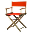 thumbnail image 1 of "18" Director's Chair Natural Frame-Orange Canvas", 1 of 3