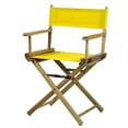 thumbnail image 1 of "18" Director's Chair Natural Frame-Yellow Canvas", 1 of 3
