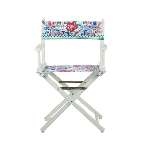 18" Director's Chair White Frame-On The Terrace