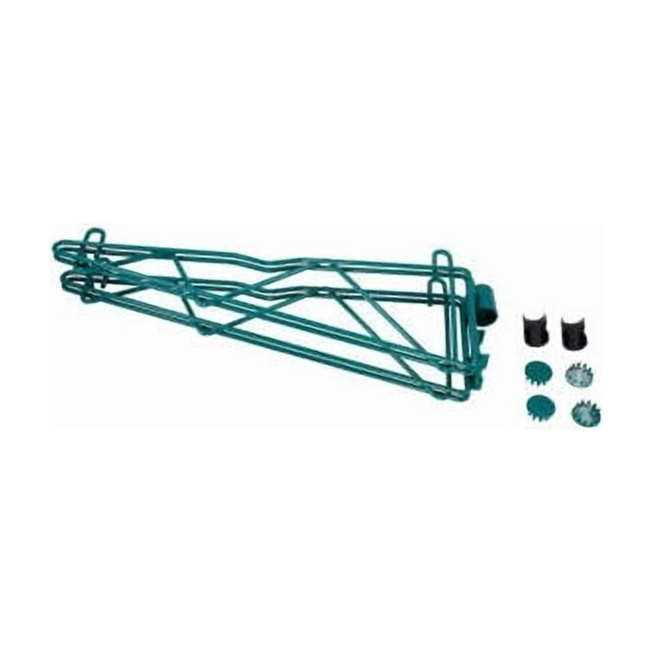 Nexel Poly-Green Adjustable Double Shelf Post Bracket 18""D