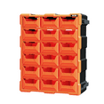 thumbnail image 1 of 18-Drawer Storage Organizer - AIRJA Plastic Drawers for Organization - Desktop Or Wall-Mounted Container for Hardware, Tools, And Beads, 1 of 7