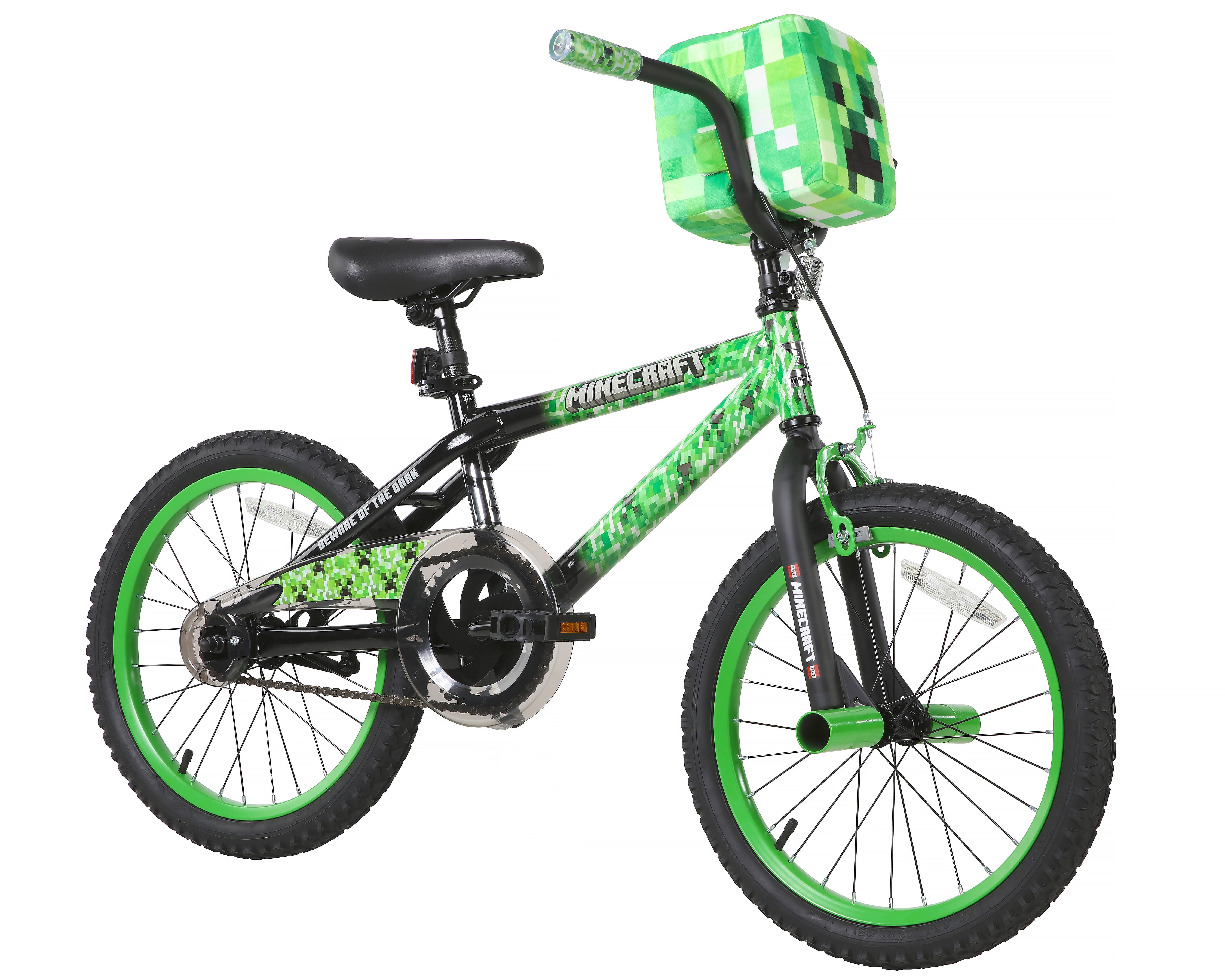 Dynacraft Minecraft Uni 18 BMX Bike Kids Age 6 9 Years Green dynacraft-minecraft-uni-18-bmx-bike-kids-age-6-9-years-green