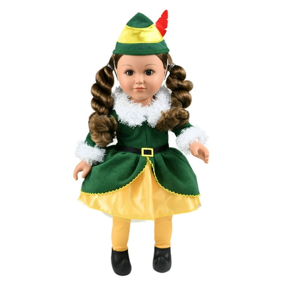 My Life As Elf Posable 18-inch Doll, Brunette Hair, Brown Eyes