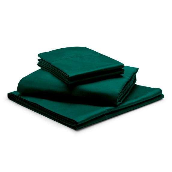18" EXTRA DEEP POCKETS - 1000-Thread Count 100% Egyptian Cotton Queen Sheet Set, Long Staple Cotton, 1000-TC Pure Cotton - Queen, Teal Blue