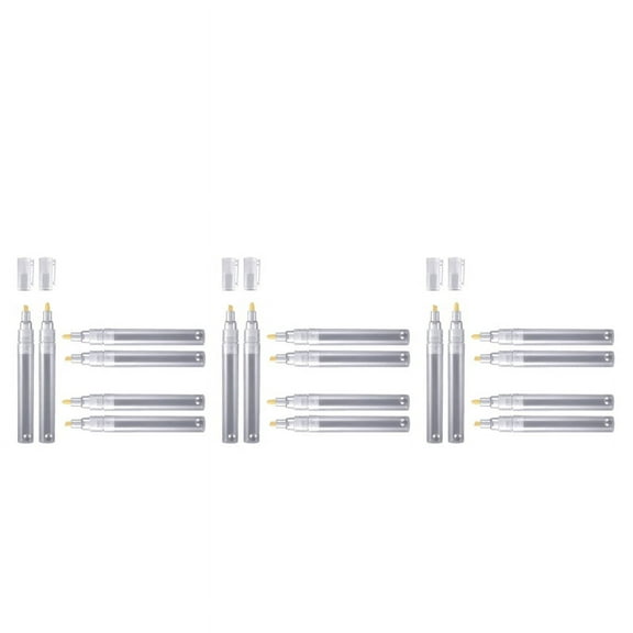 18 Empty Fillable Blank Paint Pen Markers Refillable Fine Tip Graffiti Acrylic for Oil Painting