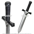 thumbnail image 1 of 18" Fantasy Dark Knight LARP Foam Short Latex Game, 1 of 3