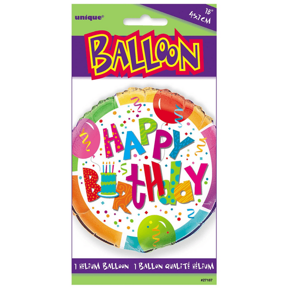 18" Foil Birthday Jamboree Balloon