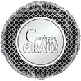 thumbnail image 1 of 18" Foil Quatrefoil Graduation Balloon, 1 of 1