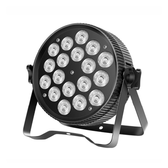 18 Four-in-one LED RGBW Flat Par Light For Wedding Church Party Disco Bar Nightclub Professional Stage Lighting ,Easy to Install