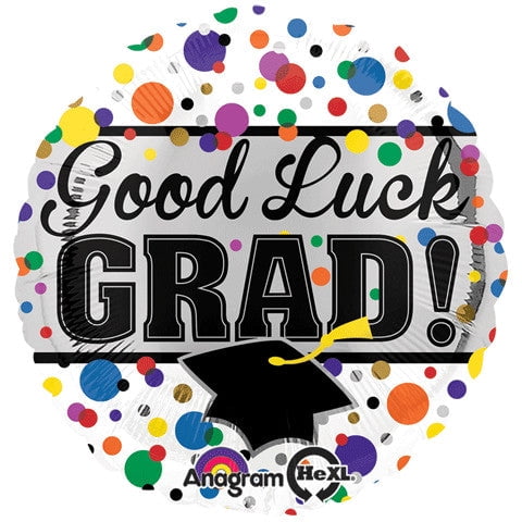Good Luck Grad Foil Balloon