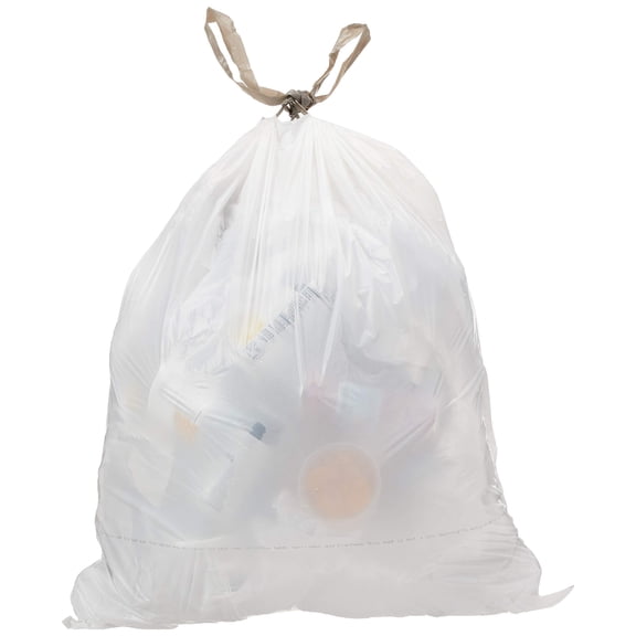 18 Gallon Drawstring Compactor Trash Bags, 2 Mil Thick, 50 Count Heavy Duty Garbage Bags