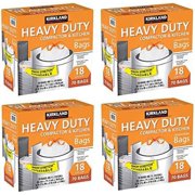 18 Gallon Compactor Kitchen Trash Bags, 70-Count (4-Pack)
