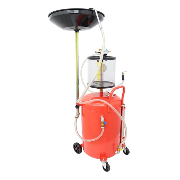 18 Gallon Waste Oil Extractor Drain Tank Pneumatic Suction Extraction Drainage Machine Pneumatic Oil Drainer