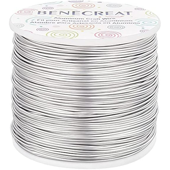 18 Gauge(1mm) Aluminum Wire 492 FT Anodized Jewelry Craft Making Beading Floral Colored Silver
