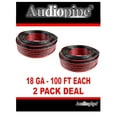 thumbnail image 1 of 18 Gauge 200' Red Black Speaker Wire Zip Cable 2 Rolls, 100' Each Copper Clad, 1 of 7