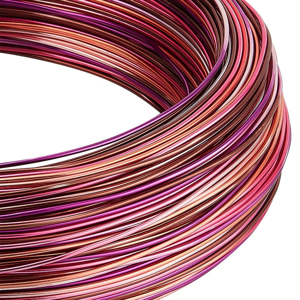 Jewelry Wire BENECREAT 18 Gauge Multicolor Aluminum (306ft,