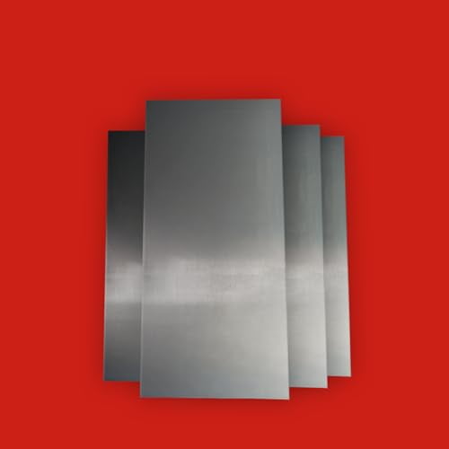 18-Gauge 5 Pack 12 x 9 Mild CRS Steel Sheet - Formable, Weldable, Magnetic, Smooth Surface - Industrial-Grade Metal Plate for DIY Projects, Fabrication, and More. (5, .045 x 12 x 9).