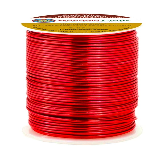 18 Gauge Anodized Jewelry Making Beading Floral Colored Aluminum Craft Wire