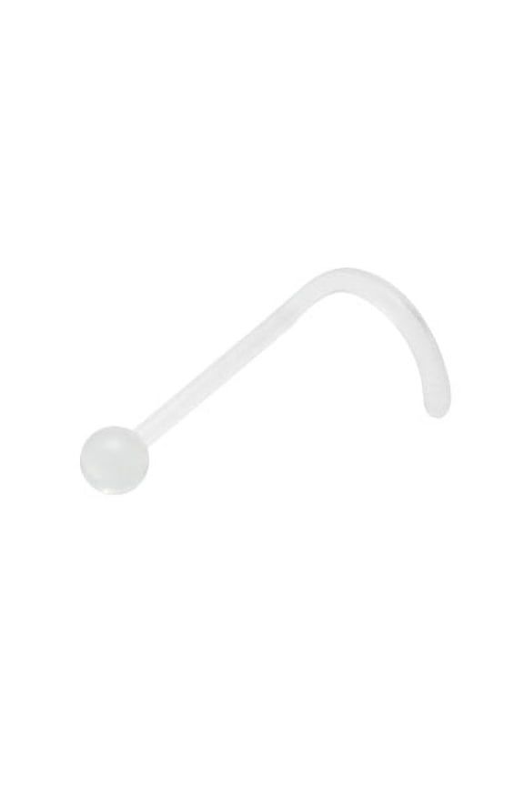 18 Gauge Clear Acrylic Ball Nose Screw Retainer