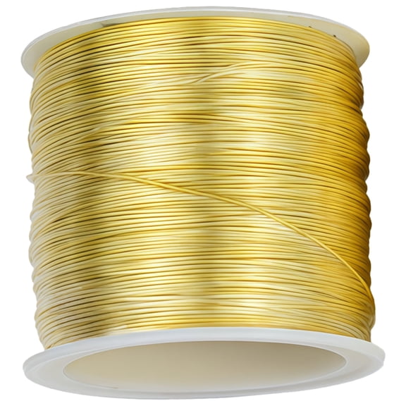 18 Gauge Copper Wire for Jewelry Making, 0.04 in x 591 in / 1 mm x 15 m Soft Copper Wire, Non-Tarnish, Flexible for Crafting, DIY Jewelry, Wire for Gardening, Great for Earrings and Bracelets