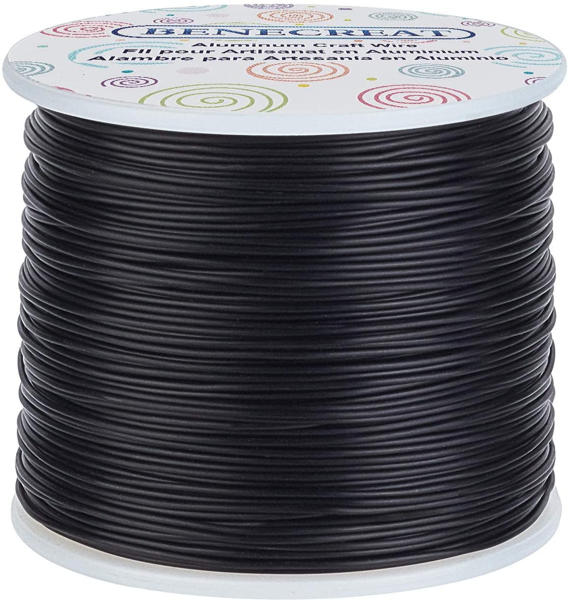 18 Gauge Matte Jewelry Craft Wire 492 Feet Tarnish Resistant Aluminum Wire for Halloween Beading Sculpting Model Skeleton Making