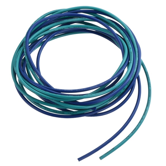 18 Gauge Hookup Wire 1.5m/5ft 18AWG Flexible Electrical Wire Tinned Copper Stranded Blue Green, 2mm