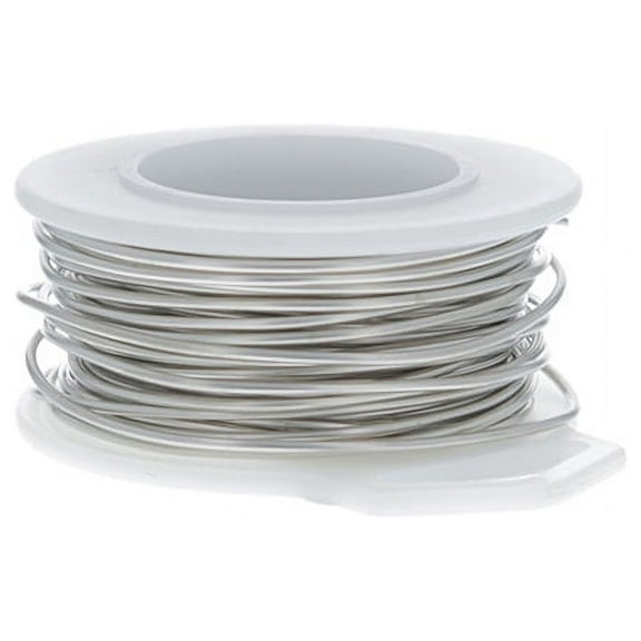 18 Gauge Round Nickel Silver Craft Wire - 21 ft