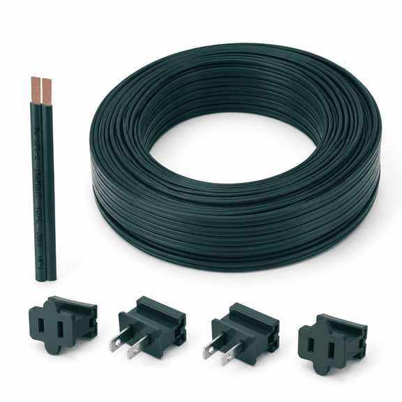 18 Gauge Spt-2 Wire 50ft Ul Listed 18 Awg 2 Conductor Zip Cord Hookup