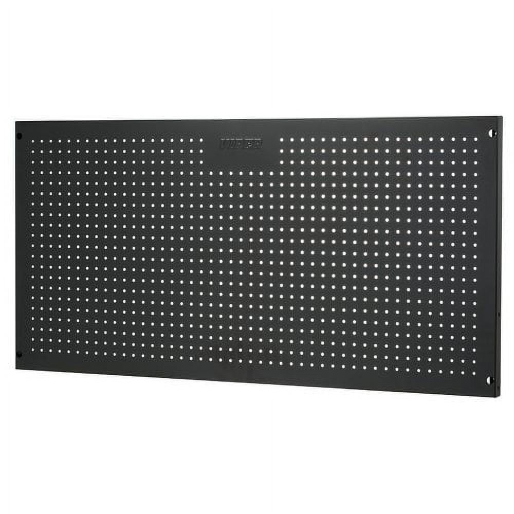 18Gauge Steel Pegboard, 24 x 48 Inches, Black