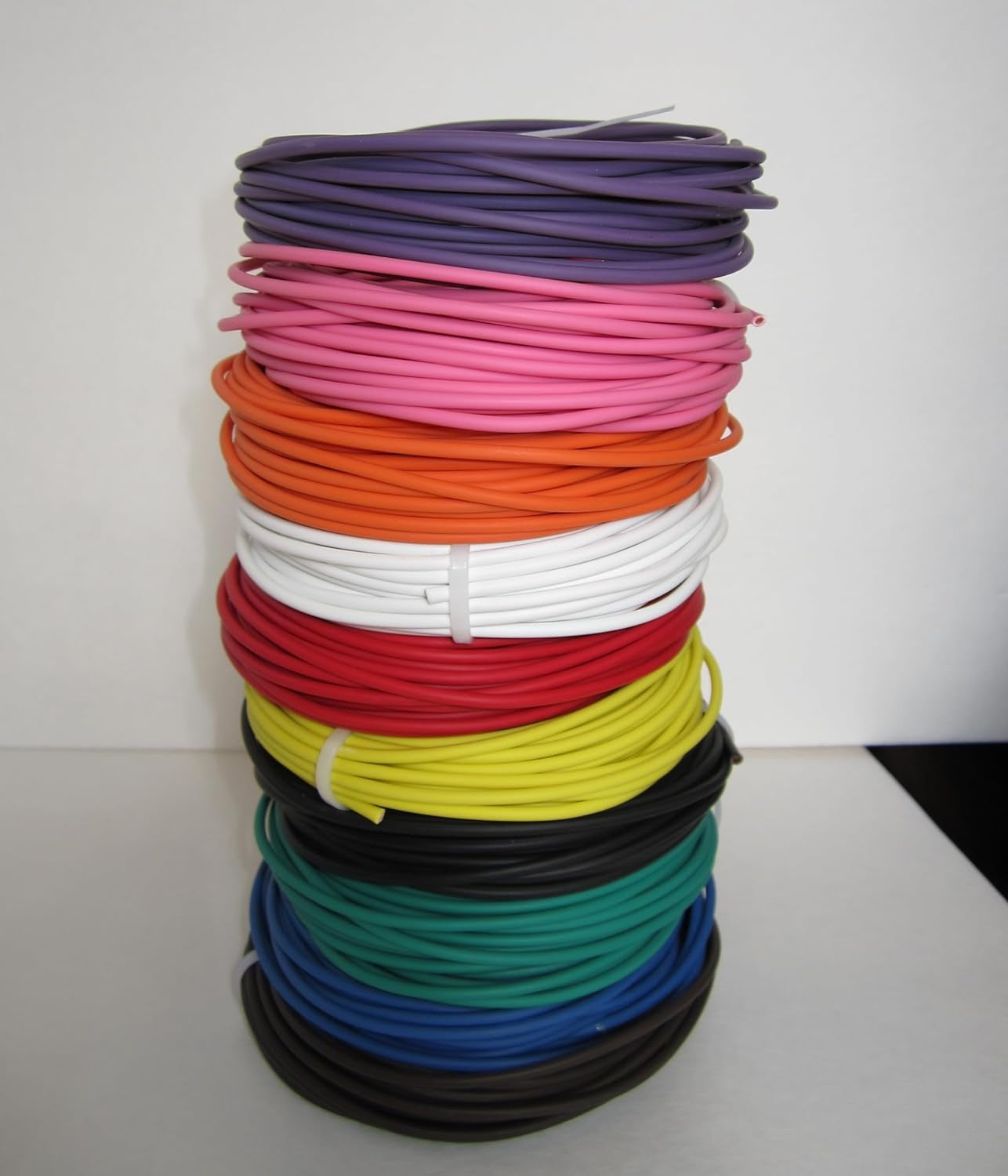 18 Gauge TXL High-Temp Automotive Wire - 11 Colors, 25 Feet Each, 275ft Total