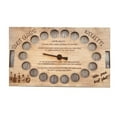 thumbnail image 1 of 18 Glass Shot Glass Roulette Board, Shot Roulette Game With Spinner, Drinking For S Parties, Fun Party Game Set Includes 18 Shot Glasses, Ideal For Bachelor, 1 of 6