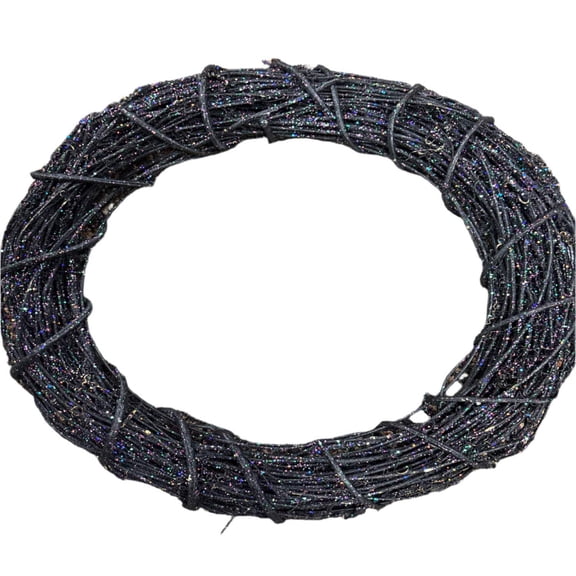 Ashland Glitter Grapevine Halloween Decor 17" x 17" x 2"