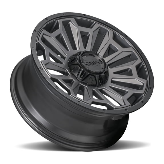 18" Graphite With Black Lip X110 Wheel by Ultra Wheel 110-8935GN+18