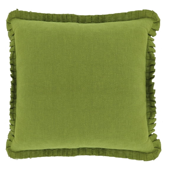 18" Green Pillow with Tassel Trim by Ashland