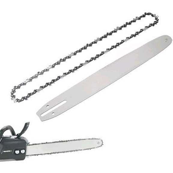 18" Guide Bar & Chain Pitch: 0.325" Low Profile 72 Drive Links Replacement Accessories For Gas Chainsaw Electric Chainsaw .058" Gauge$$Tools