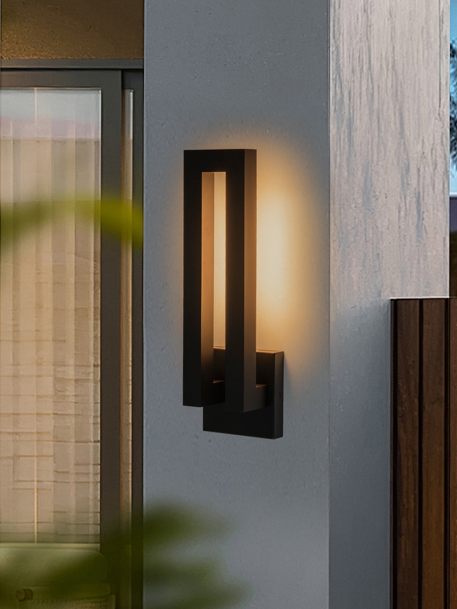 18"H Dimmable Modern LED Wall Sconce