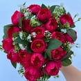 thumbnail image 1 of 18 Head Exquisite Peony Wedding Table Flower Arrangement Home And Hotel Decoration Artificial Flower Scene Arrangement Flower, 1 of 4