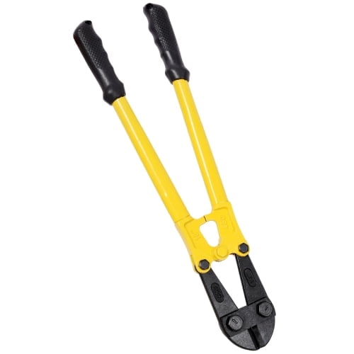18" Heavy-Duty Medium Bolt Cutter for Fence, Steel Wire, Chain, Screws, Rivets & Medium Padlocks, Ergonomic Soft Rubber Grip Handle, Anti-Rust Coating