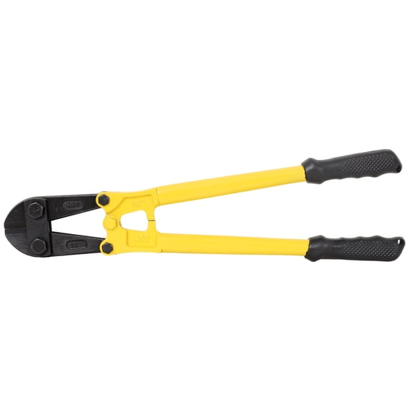 18" Heavy-Duty Medium Bolt Cutter for Fence, Steel Wire, Chain, Screws, Rivets & Medium Padlocks, Ergonomic Soft Rubber Grip Handle