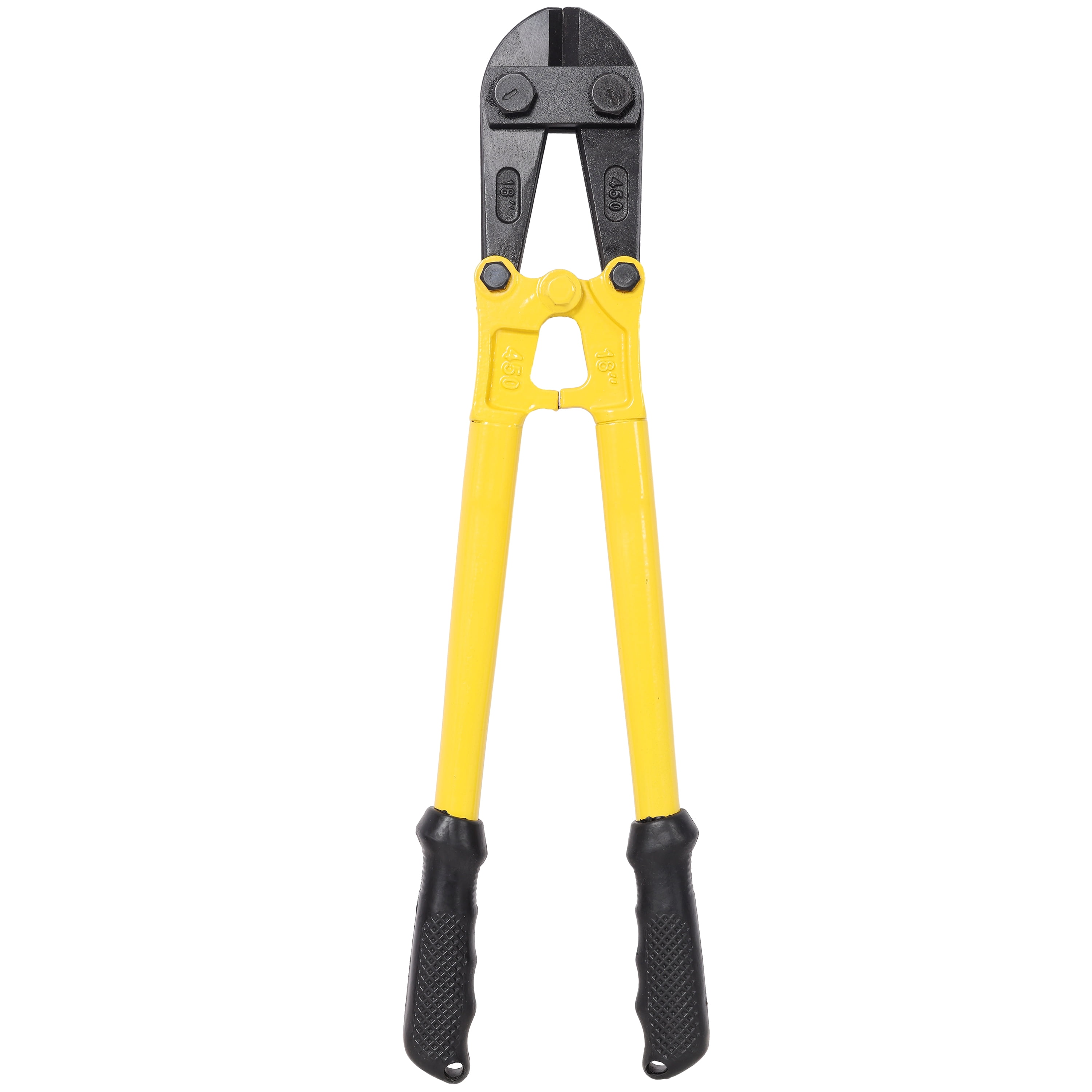 18" Heavy-Duty Medium Bolt Cutter for Fence, Steel Wire, Chain, Screws, Rivets & Medium Padlocks, Ergonomic Soft Rubber Grip Handle