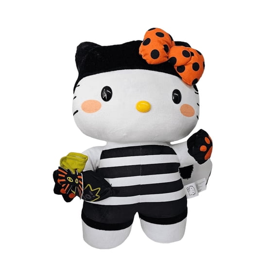 18" Hello Kitty In Cat Burglar Costume Door Greeter Halloween Edition Decor