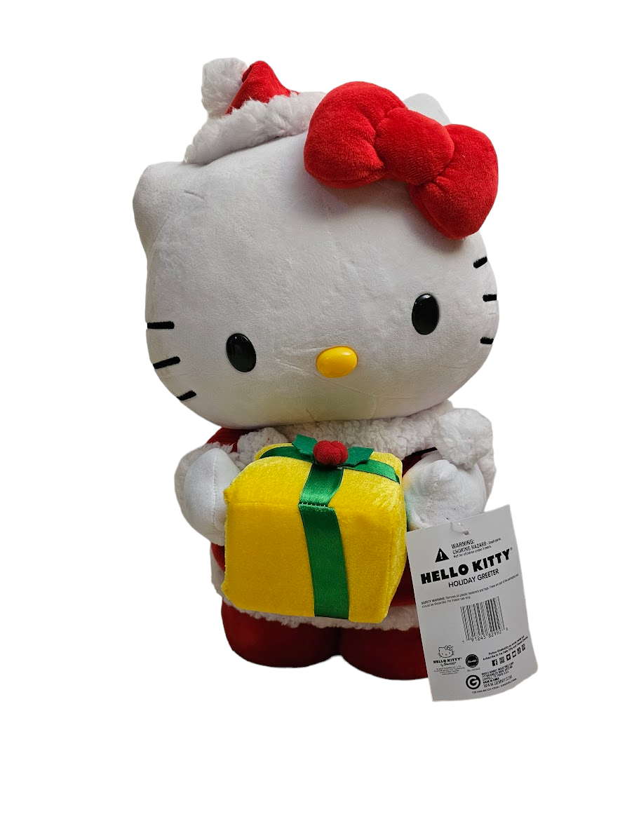 18" Hello Kitty Ms. Clause Door Greeter Christmas Home Decor