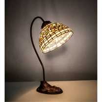 18" High Tiffany Turning Leaf Desk Lamp
