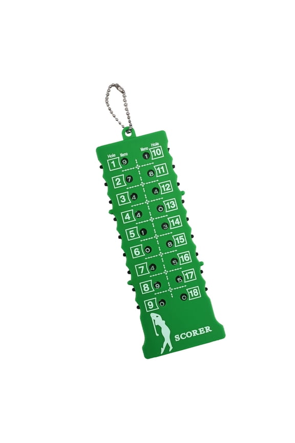 18 Hole Keychain Golfs Strokes Counter Golfs Score Indicators with Keychain, Golfs Strokes Counter Clickers for Golfers