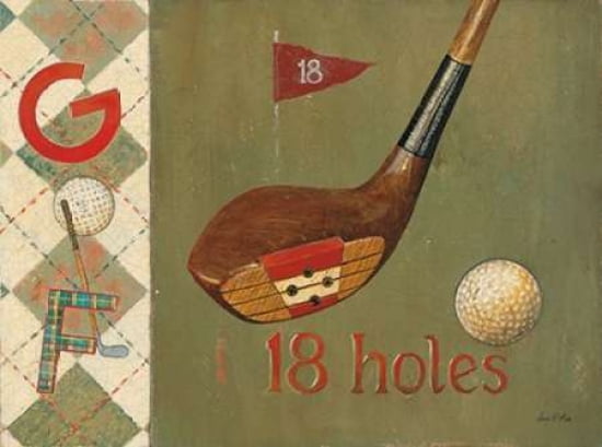 18 Holes Canvas Art - Arnie Fisk (18 x 24)
