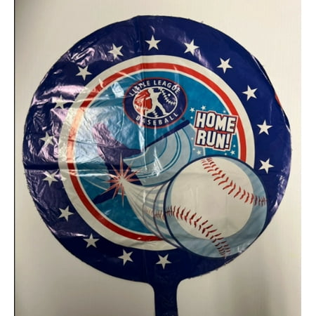 18" Home Run LITTLE LEAGUE BASEBALL Balloon • Party Supplies Decorations Foil Mylar Balloon