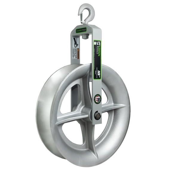 18" Hook Sheave 652 | 6500lb Capacity | Staten Tools | Hook, Wire, Rope