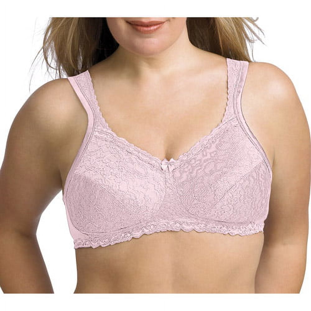 18 Hour Comfort Lace Full Figure Wirefree Bra, Style 4088