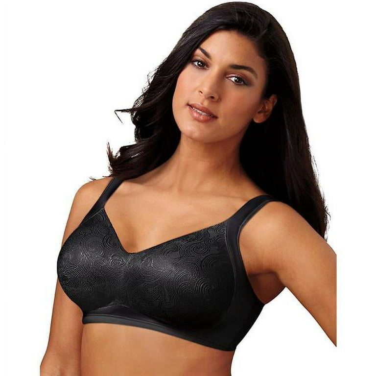 18 Hour Undercover Slimming Wirefree Bra, Black - Size 38D