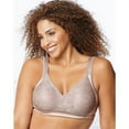 thumbnail image 1 of 18 Hour Undercover Slimming Wirefree Bra, Cafe Au Lait - Size 36D, 1 of 1